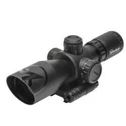 BARRAGE 2.5-10X40 RIFLESCOPE w/ RED LASER