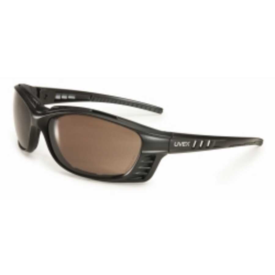 Uvex | S2605XP | Uvex Livewire Safety Glasses Black Frame SCT-Gray Lens