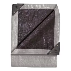 18'x24' Dbl Duty Tarp Slv/Blk