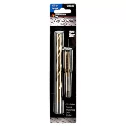 7/16"-20 NF Tap & 25/64" Bit