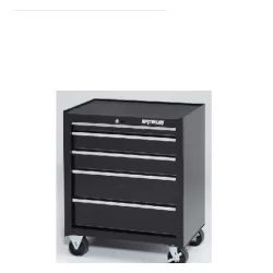 26 In. Black 5-Drawer Tool Cabinet