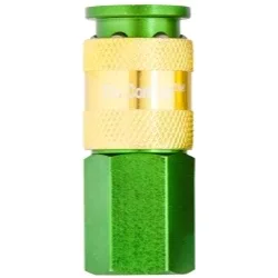 (image for) 1/4" Green Coupler