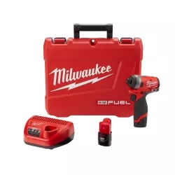 M12 FUEL 1/4 HEX IMP DR KIT AND FREE M12 6.0 XC