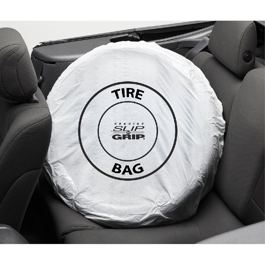 100/Roll Standard Tire Bags - White