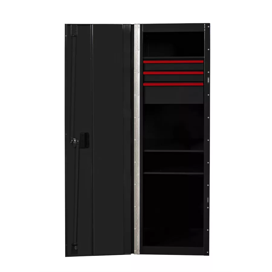 Extreme Tools 19" 3 Drawer and 2 Shelf Side Locker