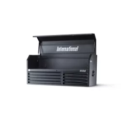 54 IN. 7-DRAWER CHEST, BLACK SANDTEX