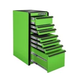 Extreme Tools 7 Drawer Box Green with Black Trim