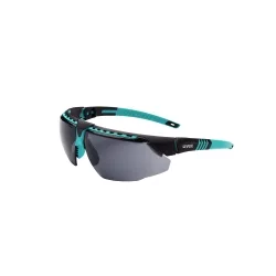 UVEX AVATAR GLASSES BLK/TEAL, GRAY HSAF UVEX AVATAR GLASSES BLK/TEAL, GRAY HSAF