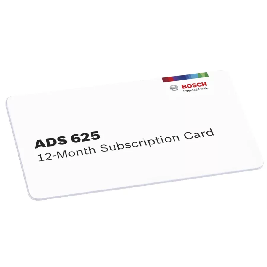 ADS 625 12-Month Software Subscription