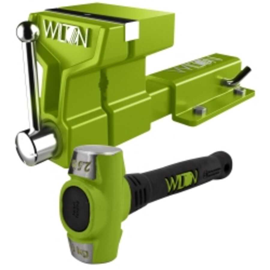 Wilton Corporation | 10025BH | Wilton Special Edition 5" ATV Vise & 2.5 lb BASH Hammer