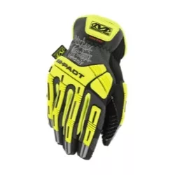 Hi-Viz M-Pact Open Cuff E5 Gloves LG Hi-Viz M-Pact Open Cuff E5 Gloves LG