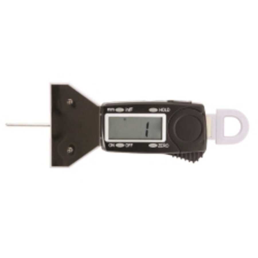 Digital tire tread depth gauge
