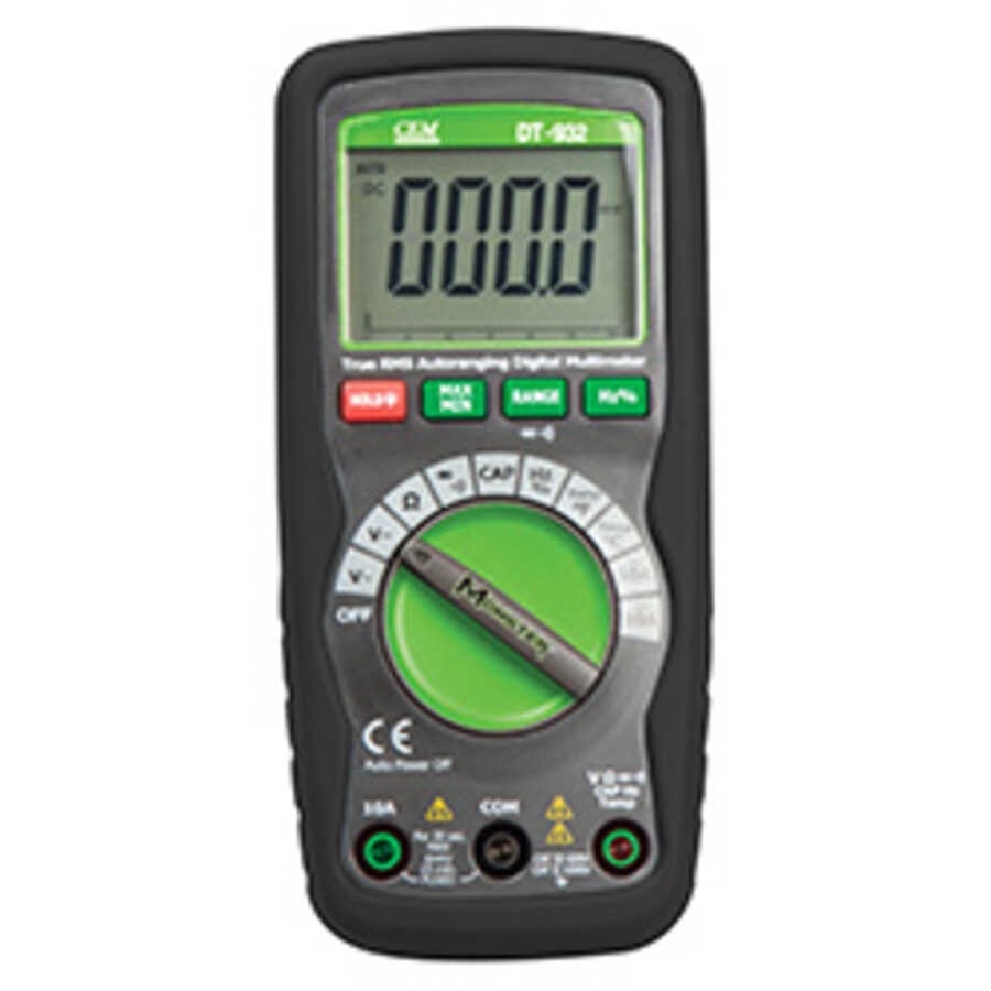 1000V, 10A, 60MOHMS, COMPACT DIGITAL MULTIMETER