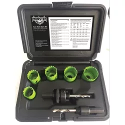 7-PC HOLE SAW KIT