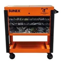 (image for) SLIDE TOP UTILITY CART POWER STRIP ORANGE KANATI