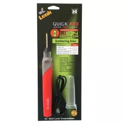 Quick FX3 Lithium Ion 30 Watt Soldering Iron Quick FX3 Lithium Ion 30 Watt Soldering Iron
