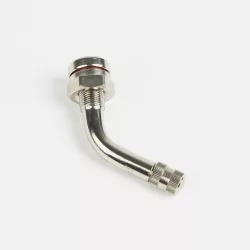 VALVE NICKEL PLATE BRASS HEIGHT .98" 1.38" X .389