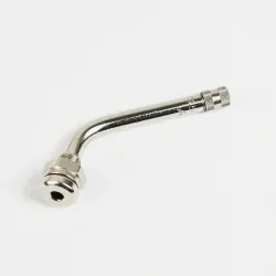 Valve Nickel Plated Brass Height .98" 2.60" x .389 (image for) Valve Nickel Plated Brass Height .98" 2.60" x .389