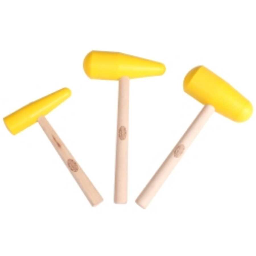 3 PIECE BOSSING MALLET SET