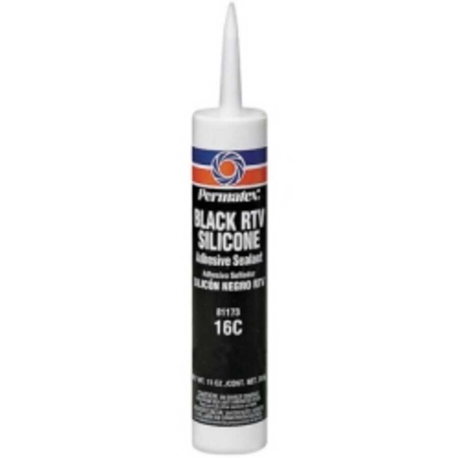 #16 Black Silicone Adhesv EACH