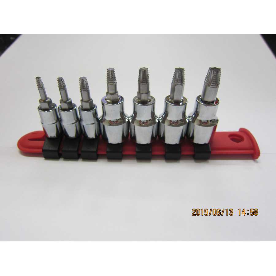 7 PC MET TORX EXTRACTOR SE