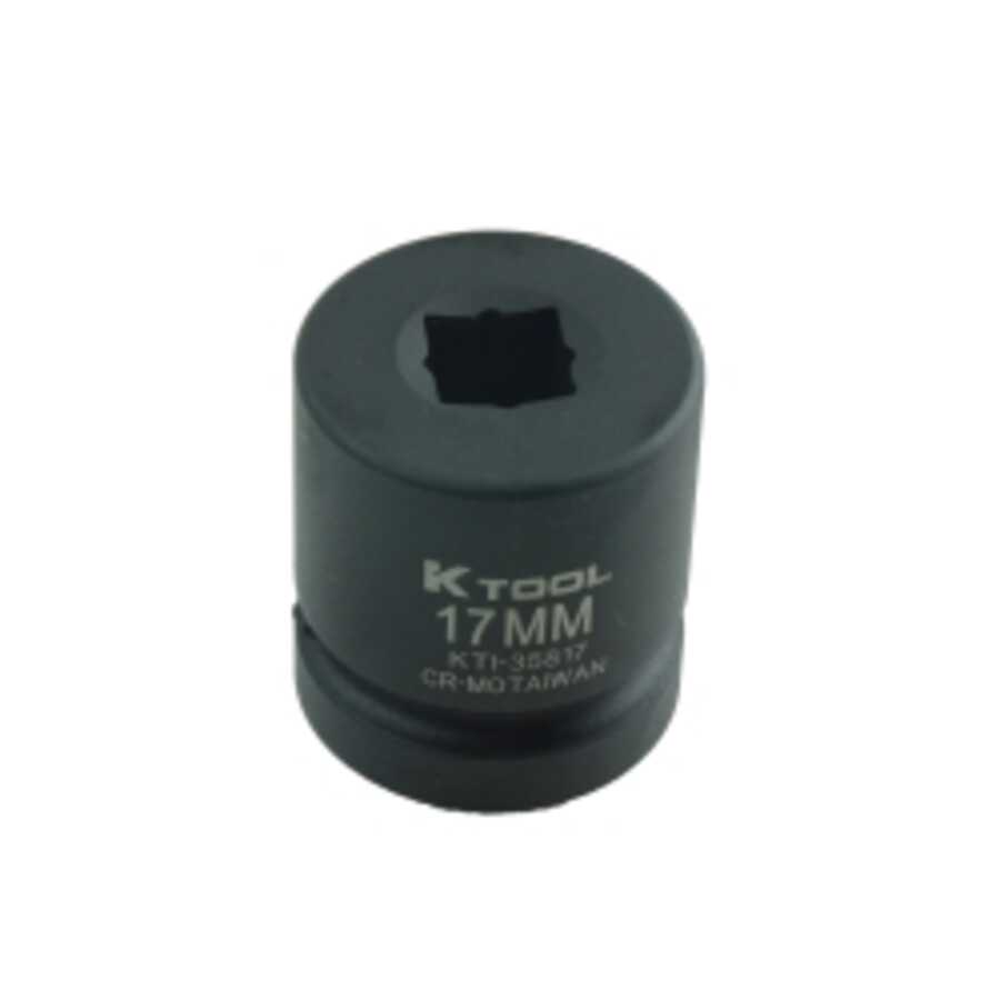 Soc 1" Dr Impact 17mm Square with Inside Lip
