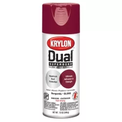 Superbnd Paint Primer Gloss Burgundy 12 oz.
