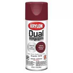 Superbnd Paint Primer Satin Burgundy 12 oz.