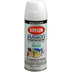Fusion For Plastic Satin White 12 oz. Fusion For Plastic Satin White 12 oz.
