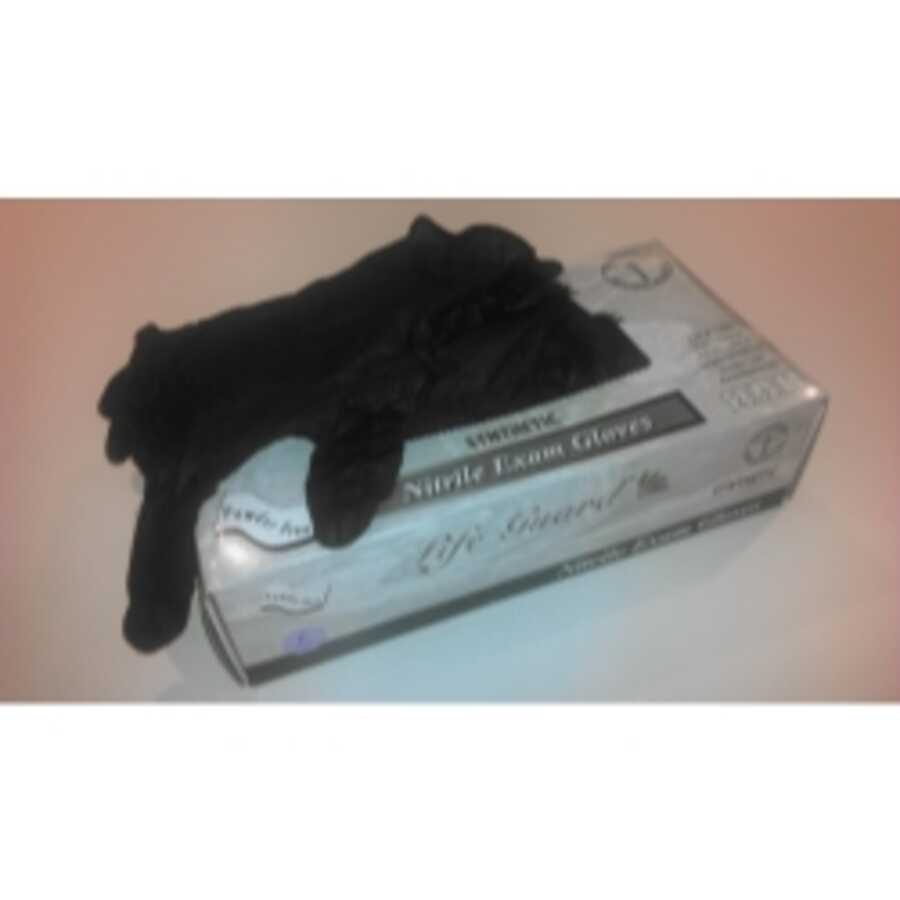 Glove Black Nitrile, Large (Pack of 200)