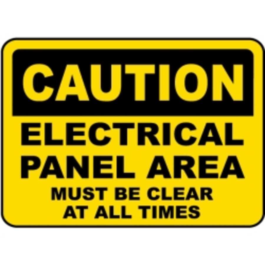 Electrical Panel Caution Label