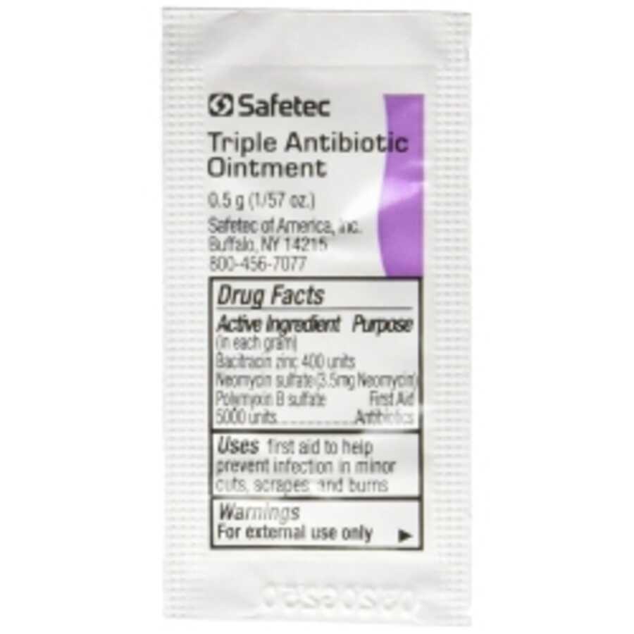Triple Antibiotic Ointment .5 gram Packets (Box of