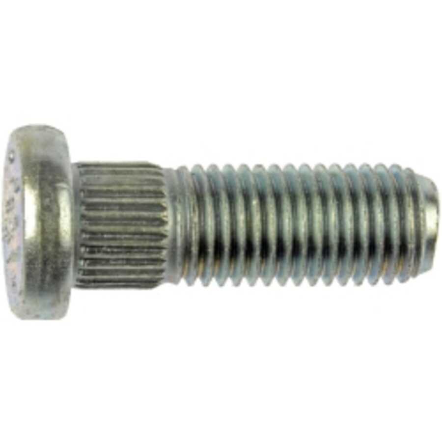 M12-1.50 Serrated Wheel Stud - 12.22mm Knurl, 36mm
