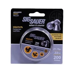 PELLET, .22 CAL, WRAITH LEAD, 200 COUNT, BLISTER