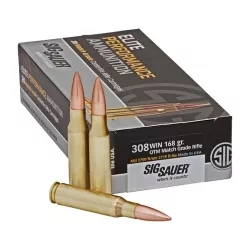 AMMO, 308 WIN, 168GR, OTM, BOX/20