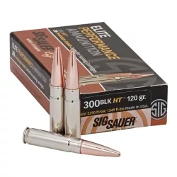 AMMO, 300BLK, 120GR, ELITE SOLID COPPER, BOX/20