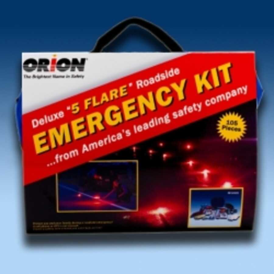 Orion Deluxe 5 Flare Roadside Emergency Kit