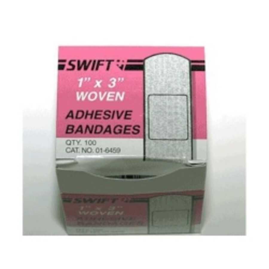 1 in. x 3 in. Woven Bandaids (Pack of 100)