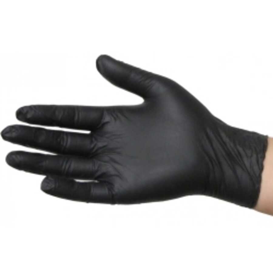 SkinTX Medical 5mil Nitrile Gloves Blk PF XL