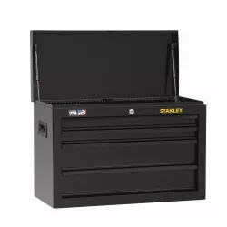 Stanley 4-Drawer Chest, 31.5 in., Black