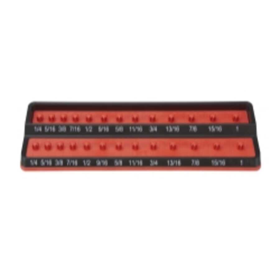 3/8" SAE Peg Socket Holder - Red
