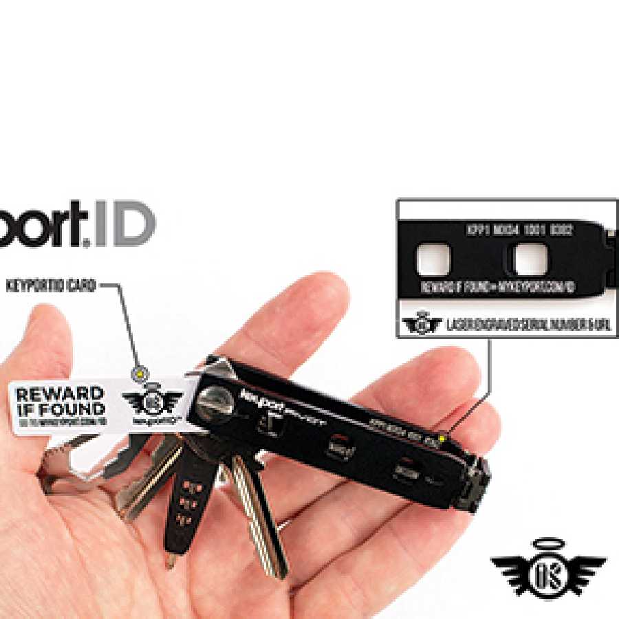 Keyport Pivot Key Organizer - Smart Key Holder