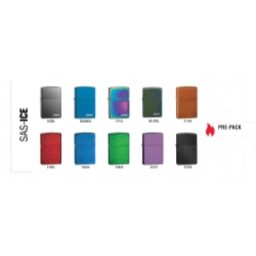 Zippo 10-Piece Lighter Assort Fun C