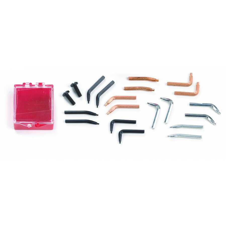 REPLACEMENT 9 PAIRS OF INTERCHANGEABLE TIPS FOR INTERNAL SNAP RI