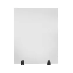 Acrylic Sneeze Guard Desk Divider - 24" x 30" Tab