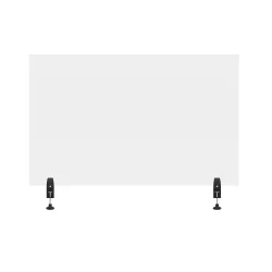 48" x 30" Clear Acrylic Divider w/ 2 Side Desk Cla
