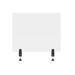 30" x 24" Clear Acrylic Divider w/ 2 Side Desk Cla