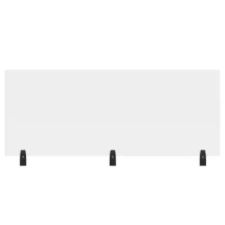 60" x 24" Clear Acrylic Divider w/ 3 Divider Wall
