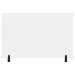 48" x 30" Clear Acrylic Divider w/ 2 Divider Wall