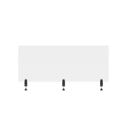 60" x 24" Clear Acrylic Divider w/ 3 Side Desk Cla 60" x 24" Clear Acrylic Divider w/ 3 Side Desk Cla